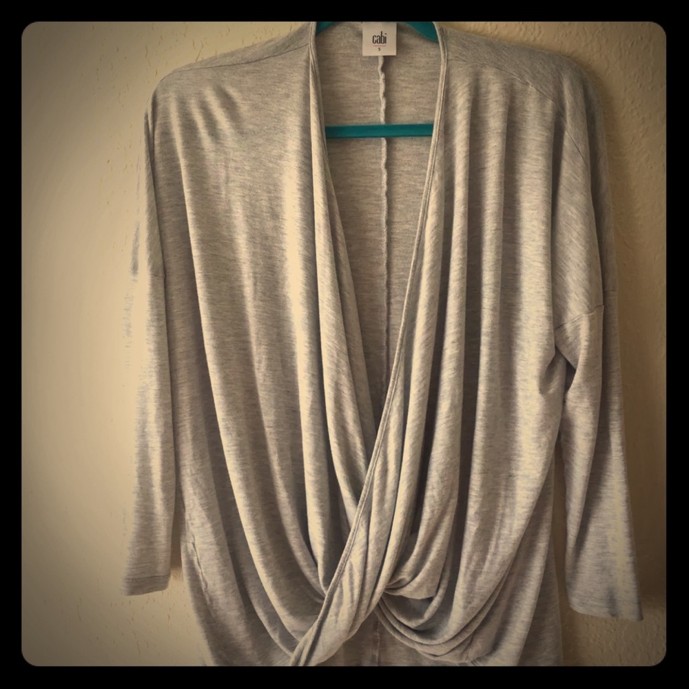 CAbi Taylor T Light Gray, reversible